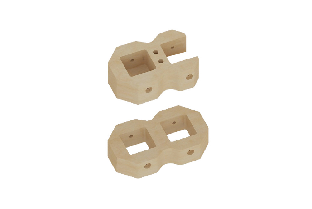 masterkidz 雙孔連接器 (非等高.90°/180°)